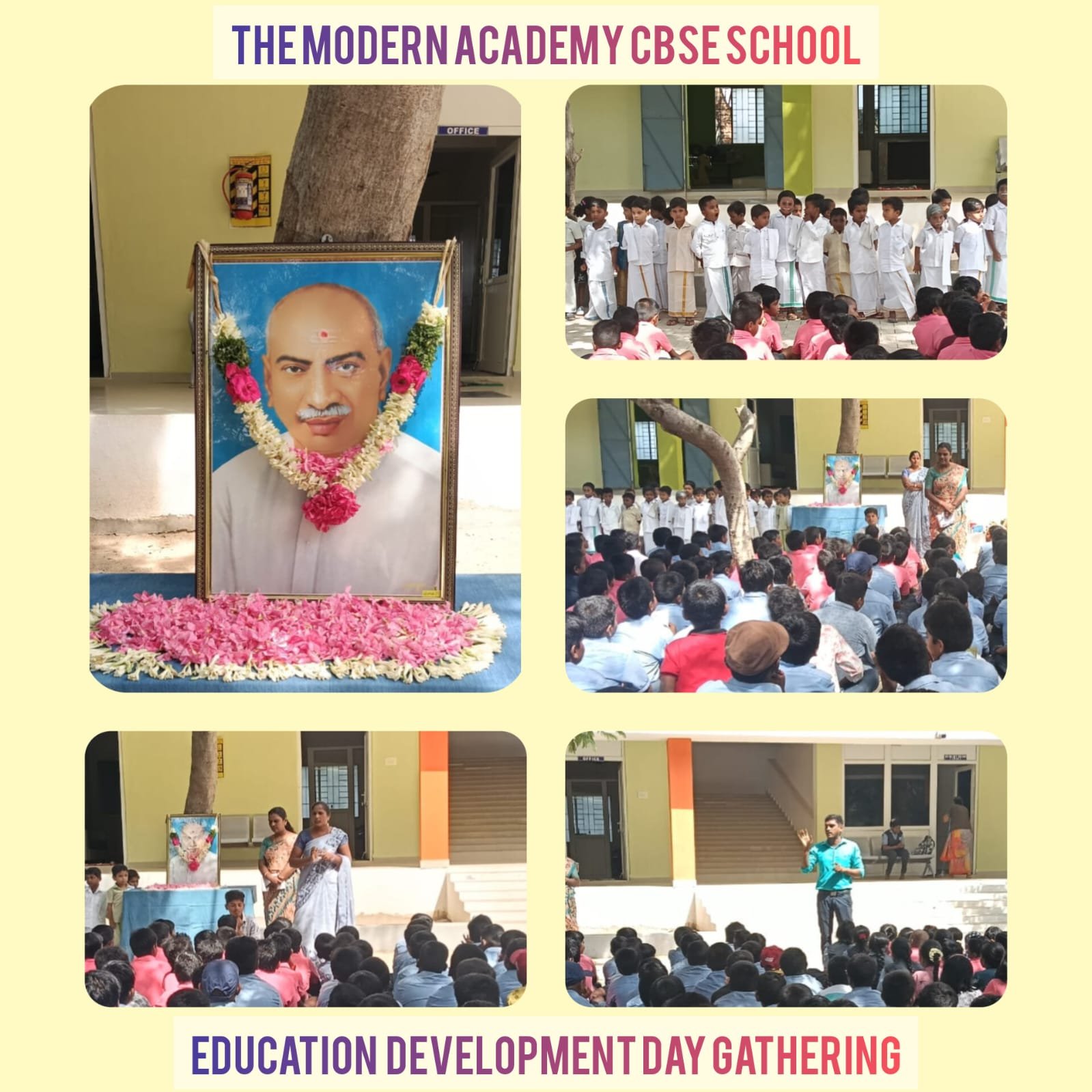 Sports facilities at Modern Academy CBSE School playground